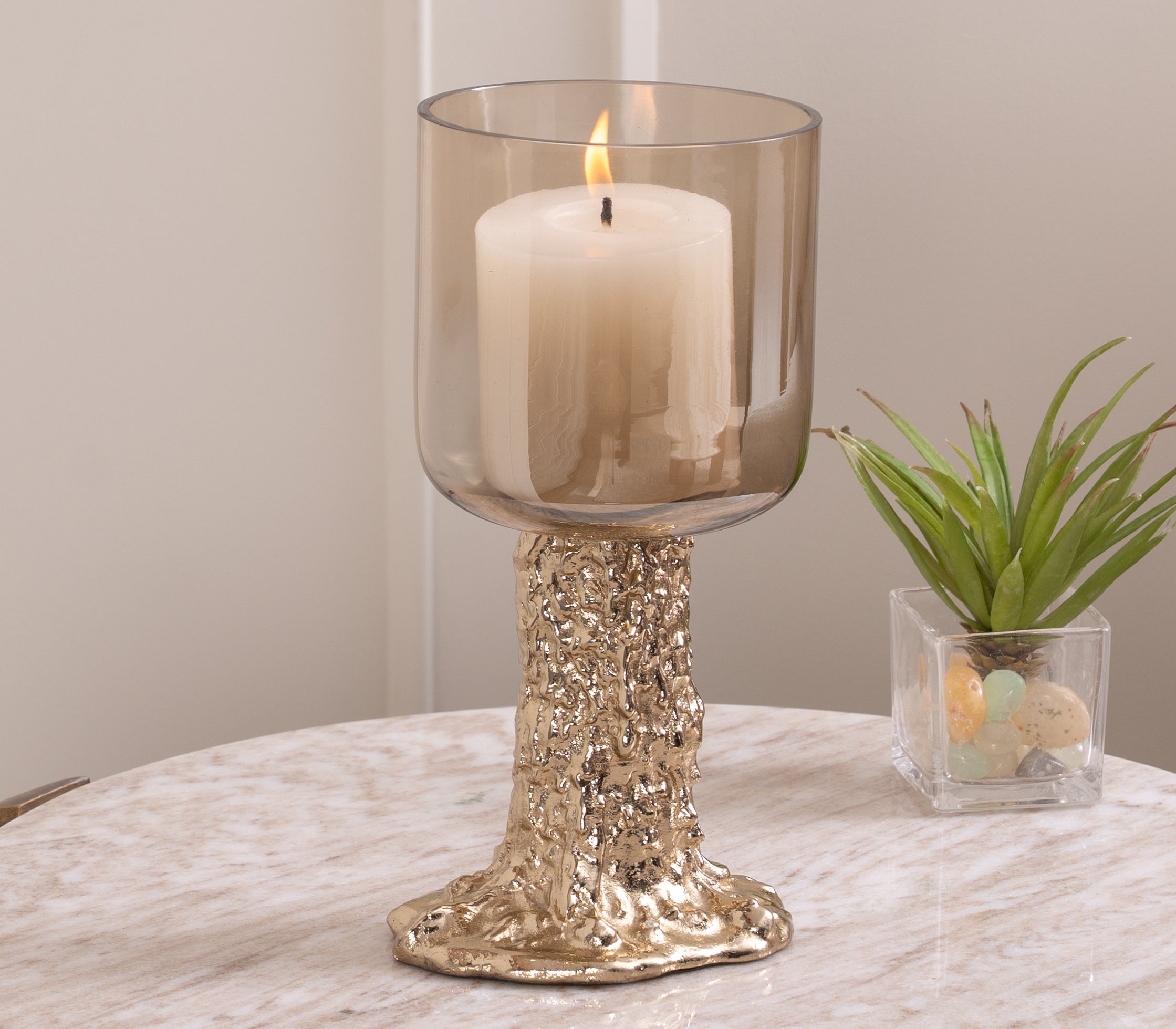 Wax & Wane Hurricane Candle Holder