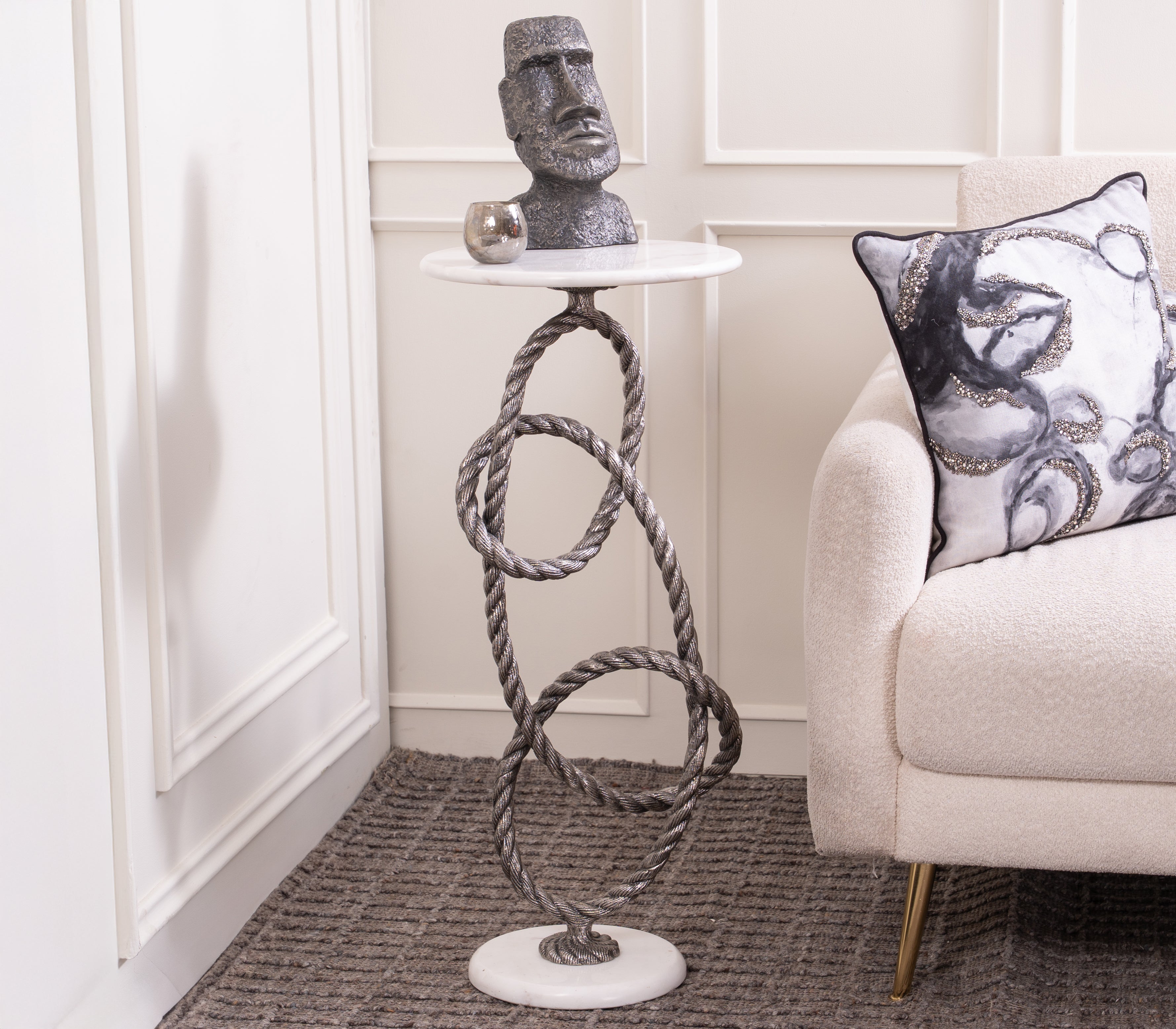 Woven End Table