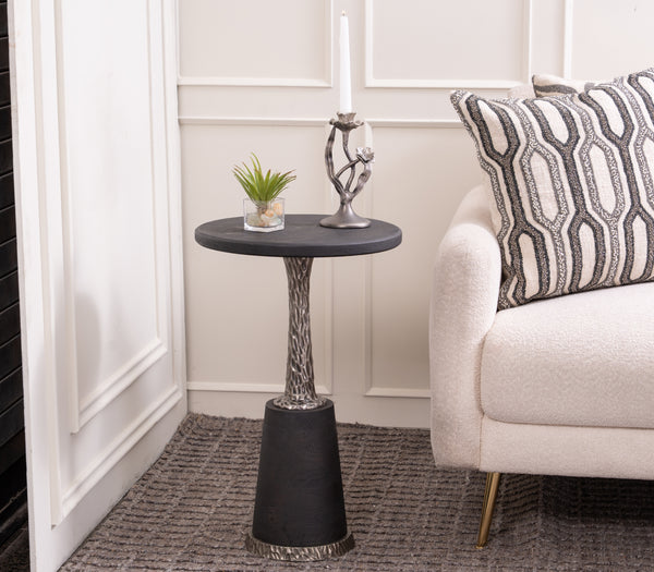 Ecliptical End Table