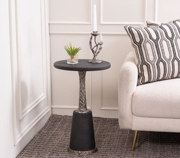Ecliptical End Table