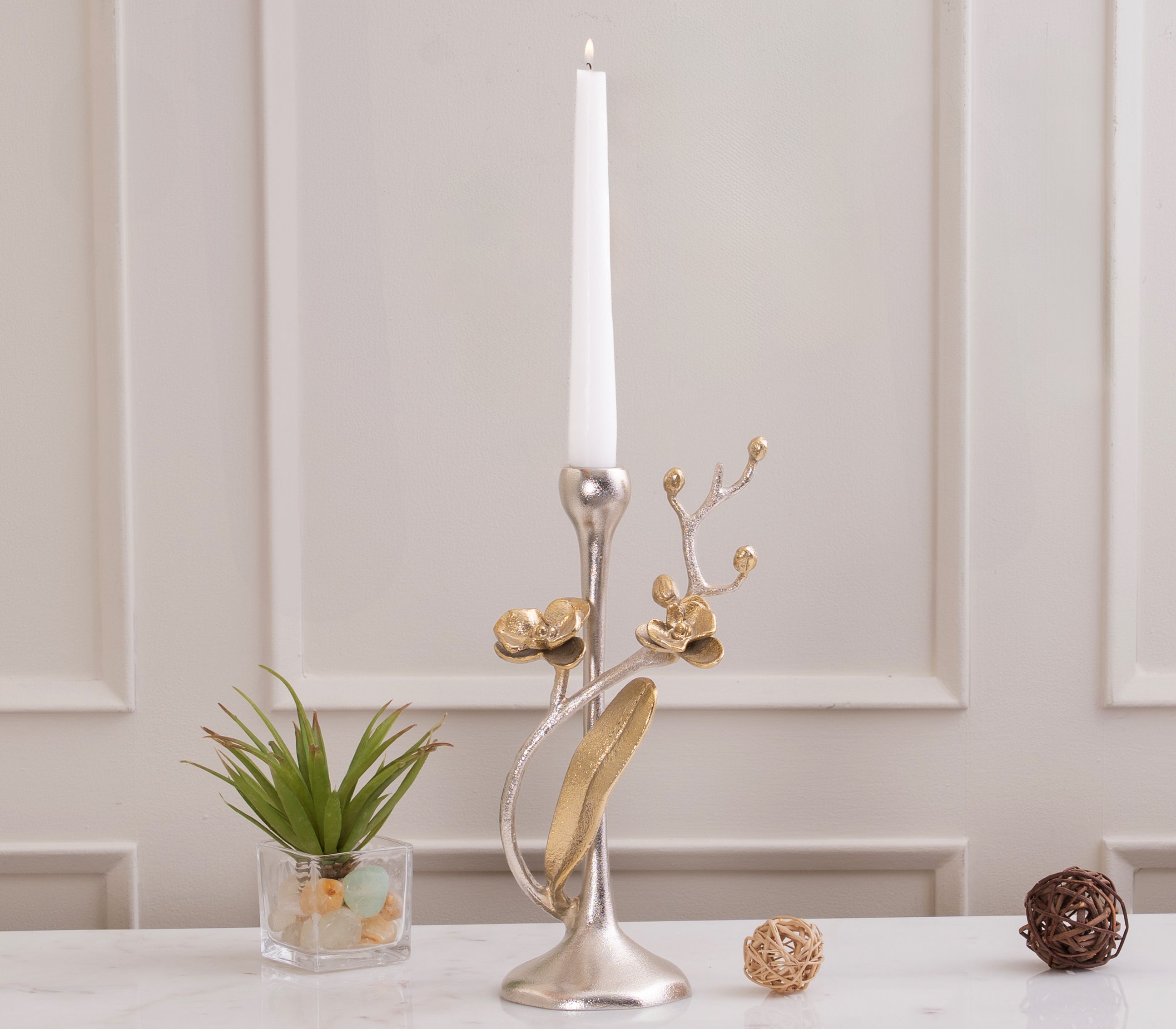 Orchid  Taper Candle Holder