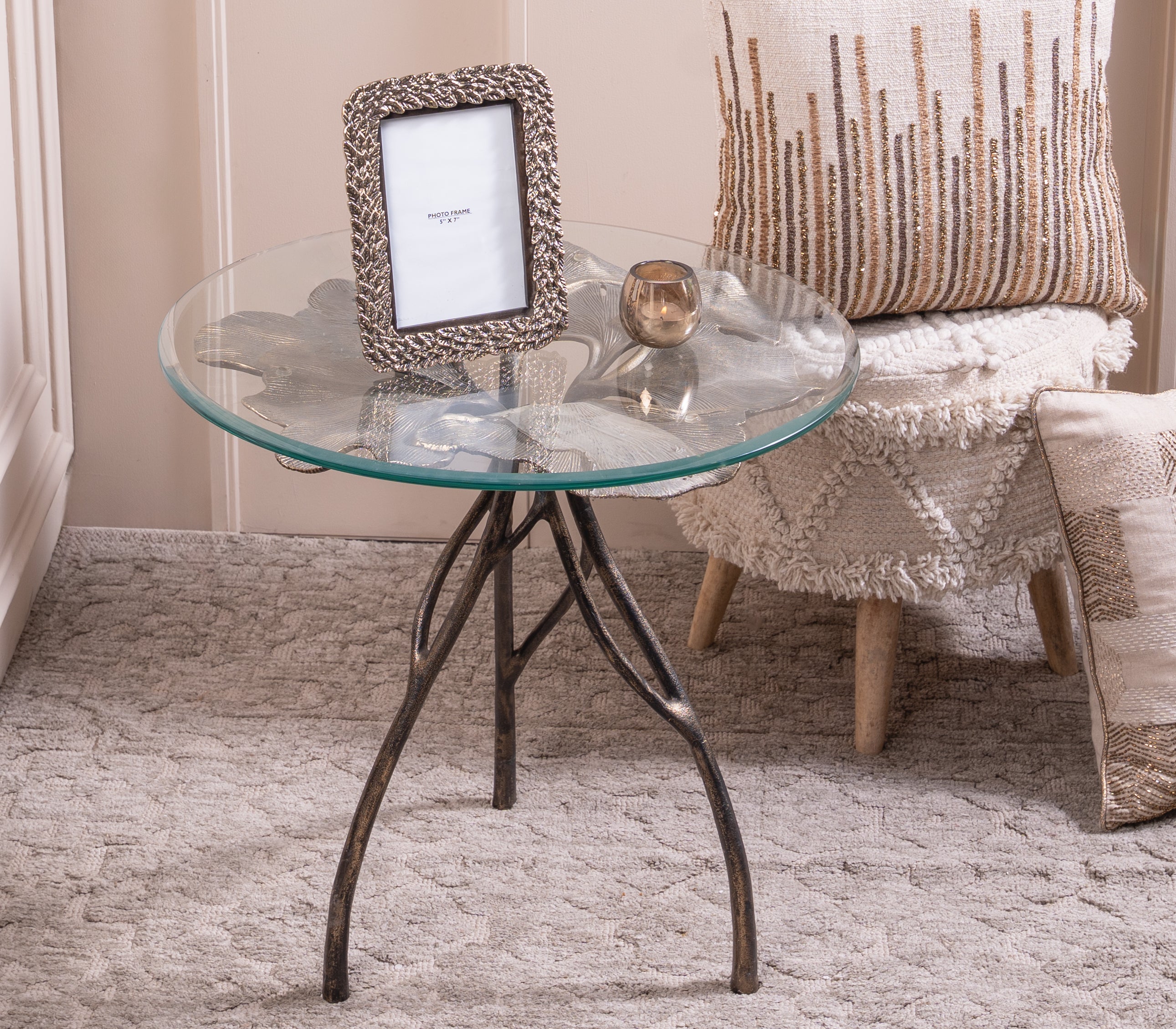 Gingko Bloom End Table
