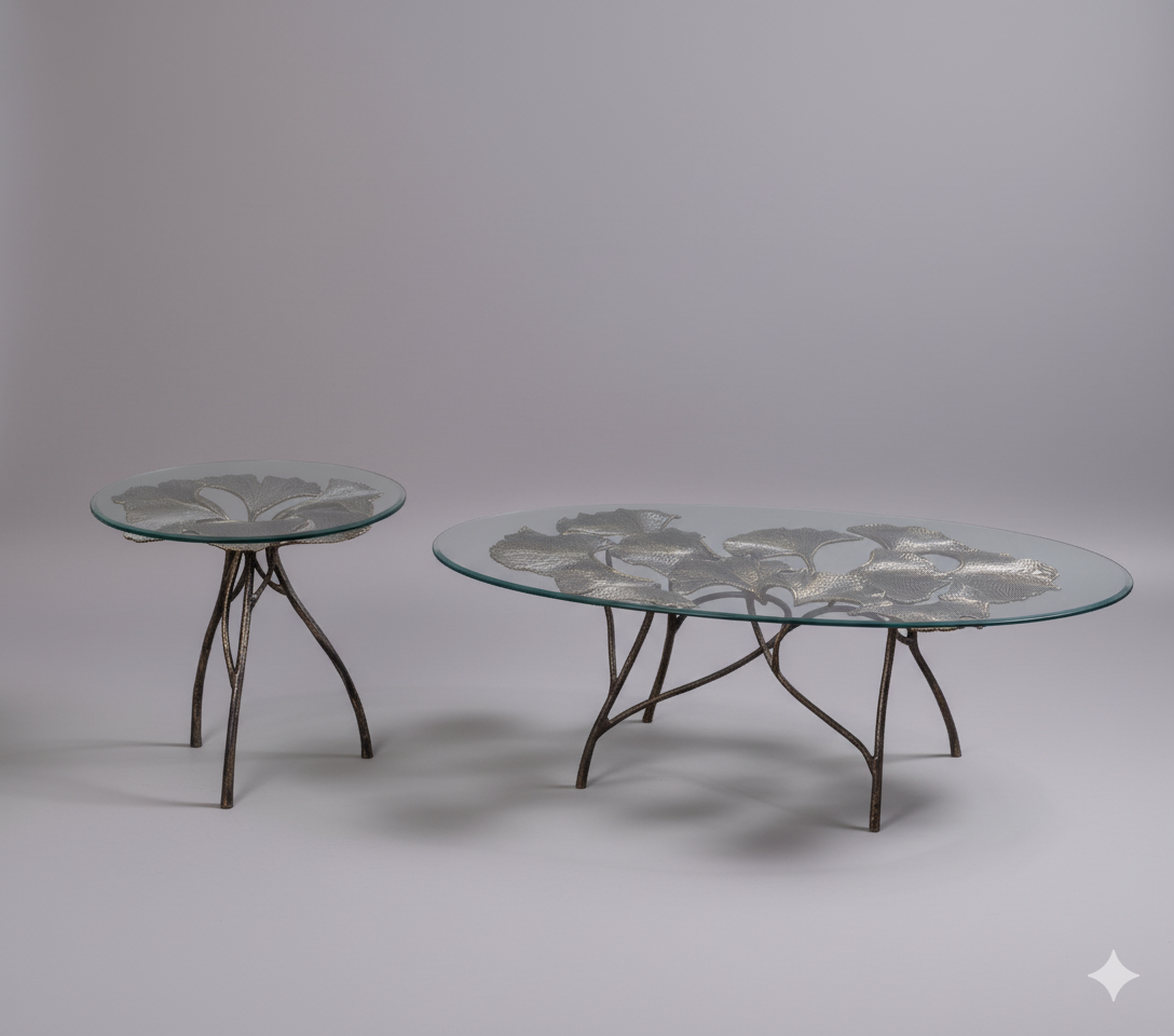 Gingko Bloom Coffee and End Table