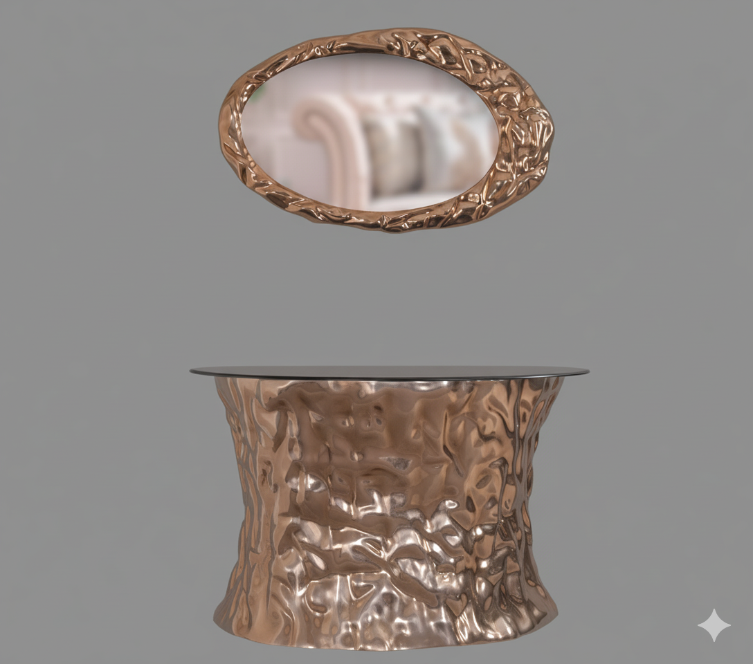 Regal Reflection Console & Mirror