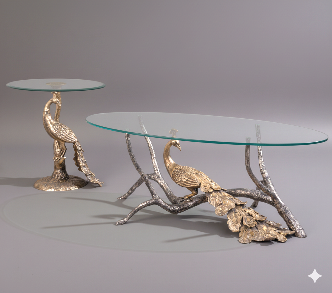 Opulent Coffee and End Tables Set