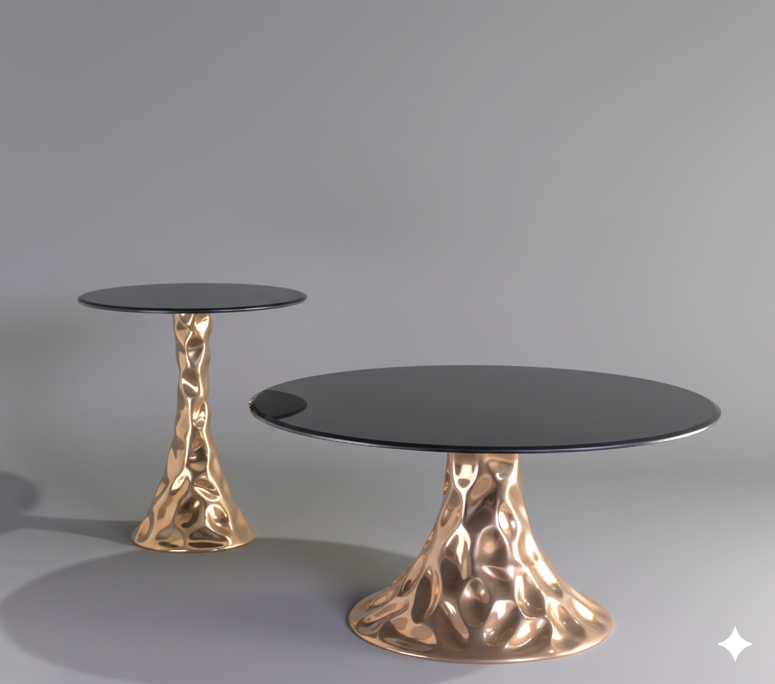 Regal Reflection Coffee And End Tables Set