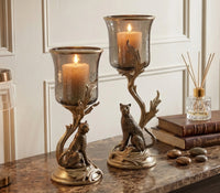 Leotribe Pillar Candle Holders