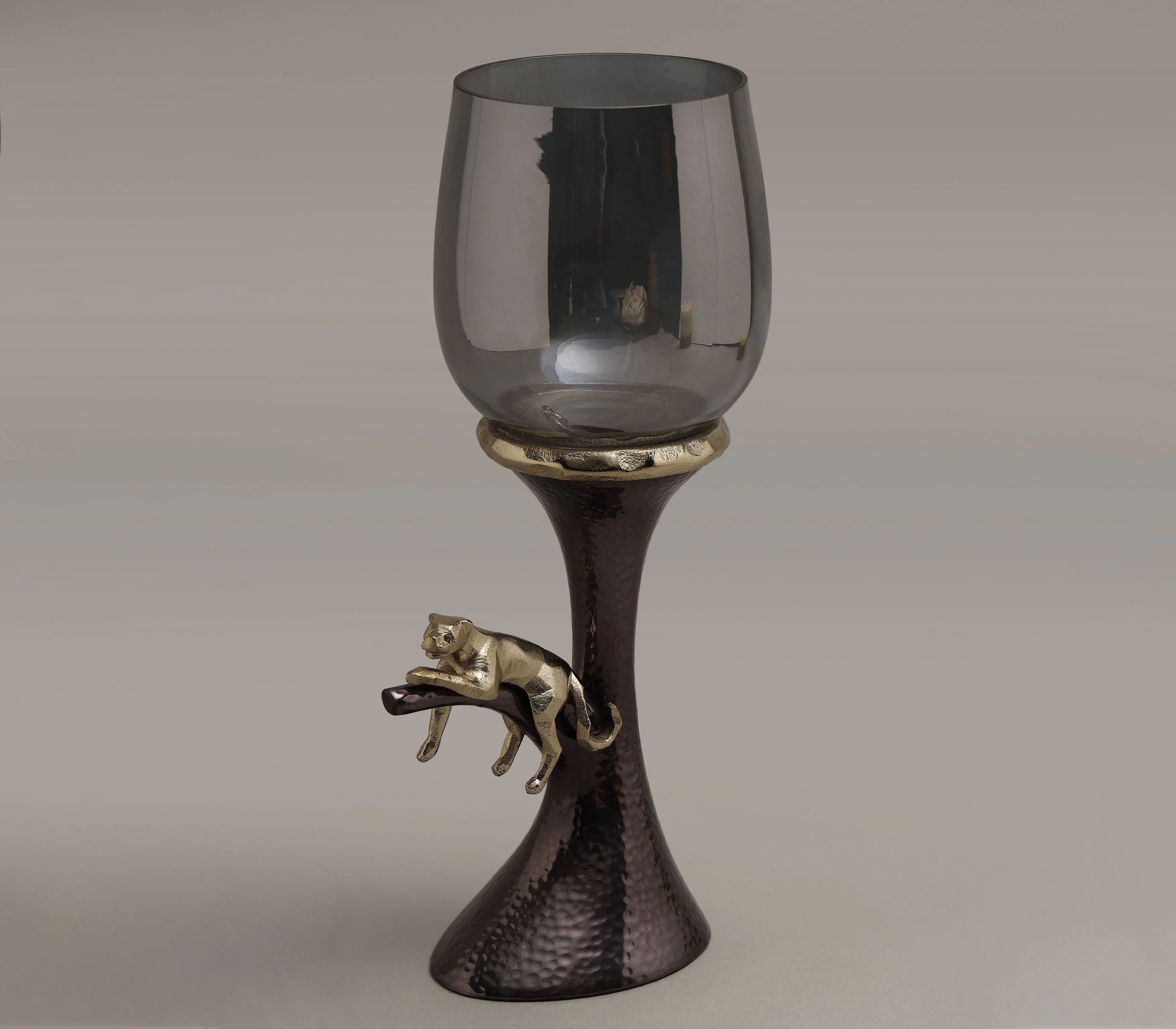 Panthera Pillar Candle Holder