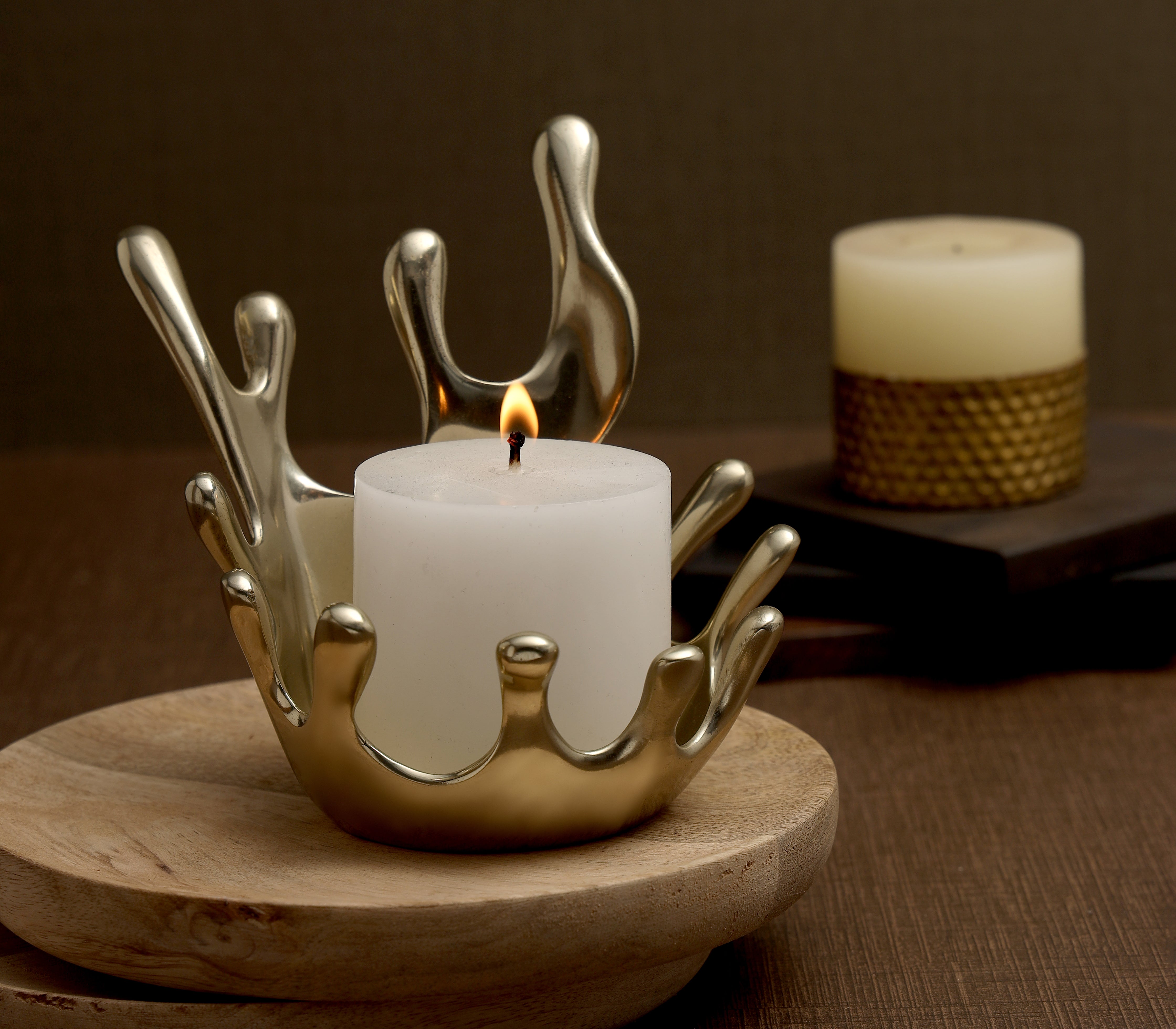 Sweet Splash Pillar Candle Holder