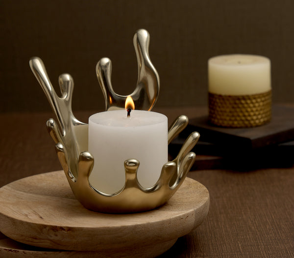 Sweet Splash Pillar Candle Holder