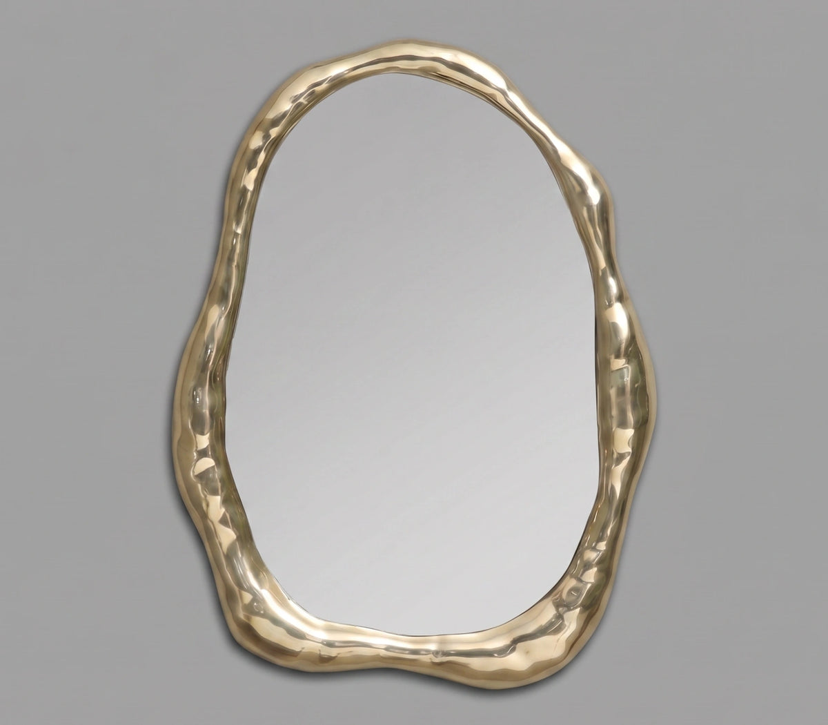 Regal Reflection Gold Mirror – Rabyana Design