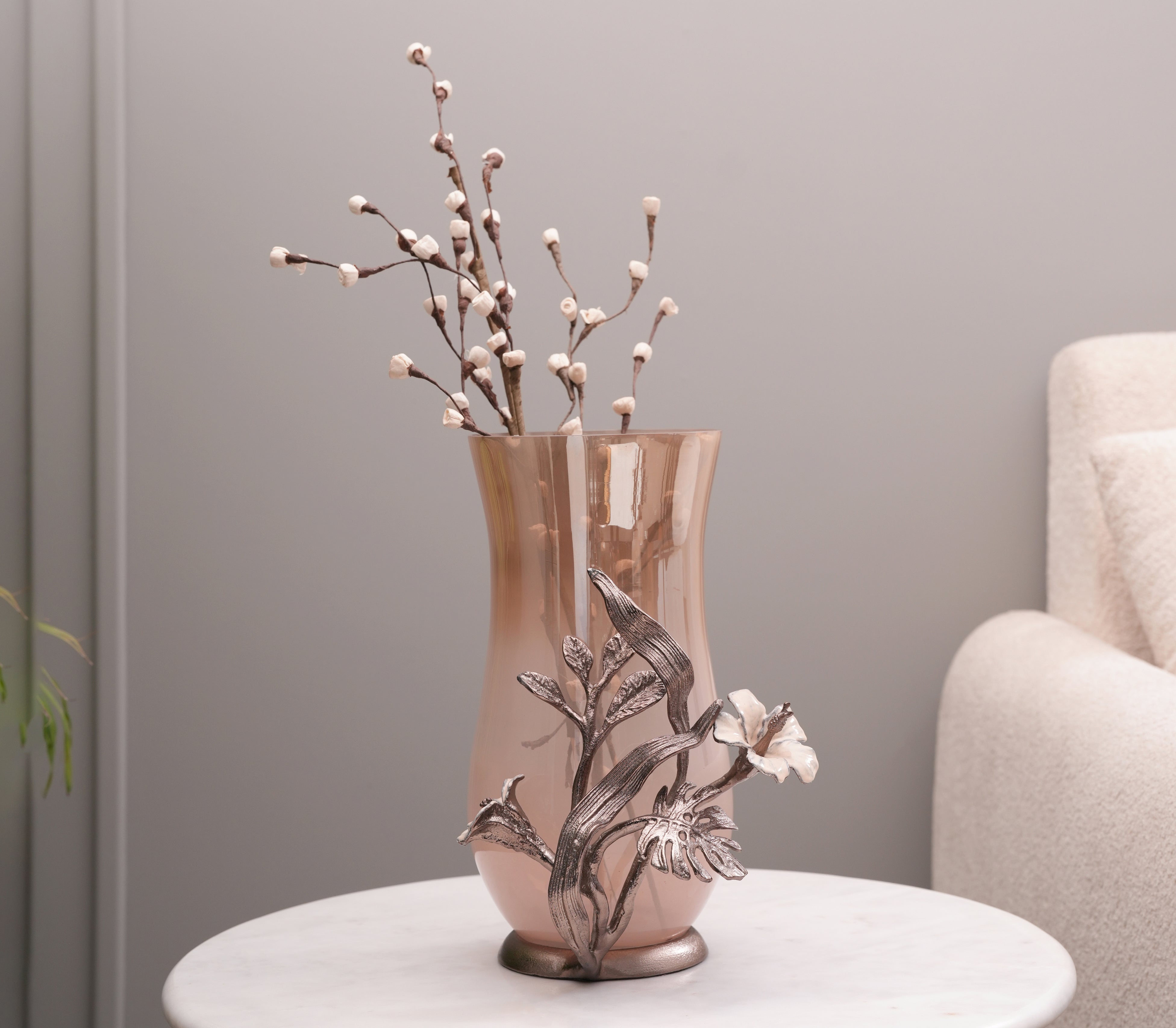 Floral Flame Vase