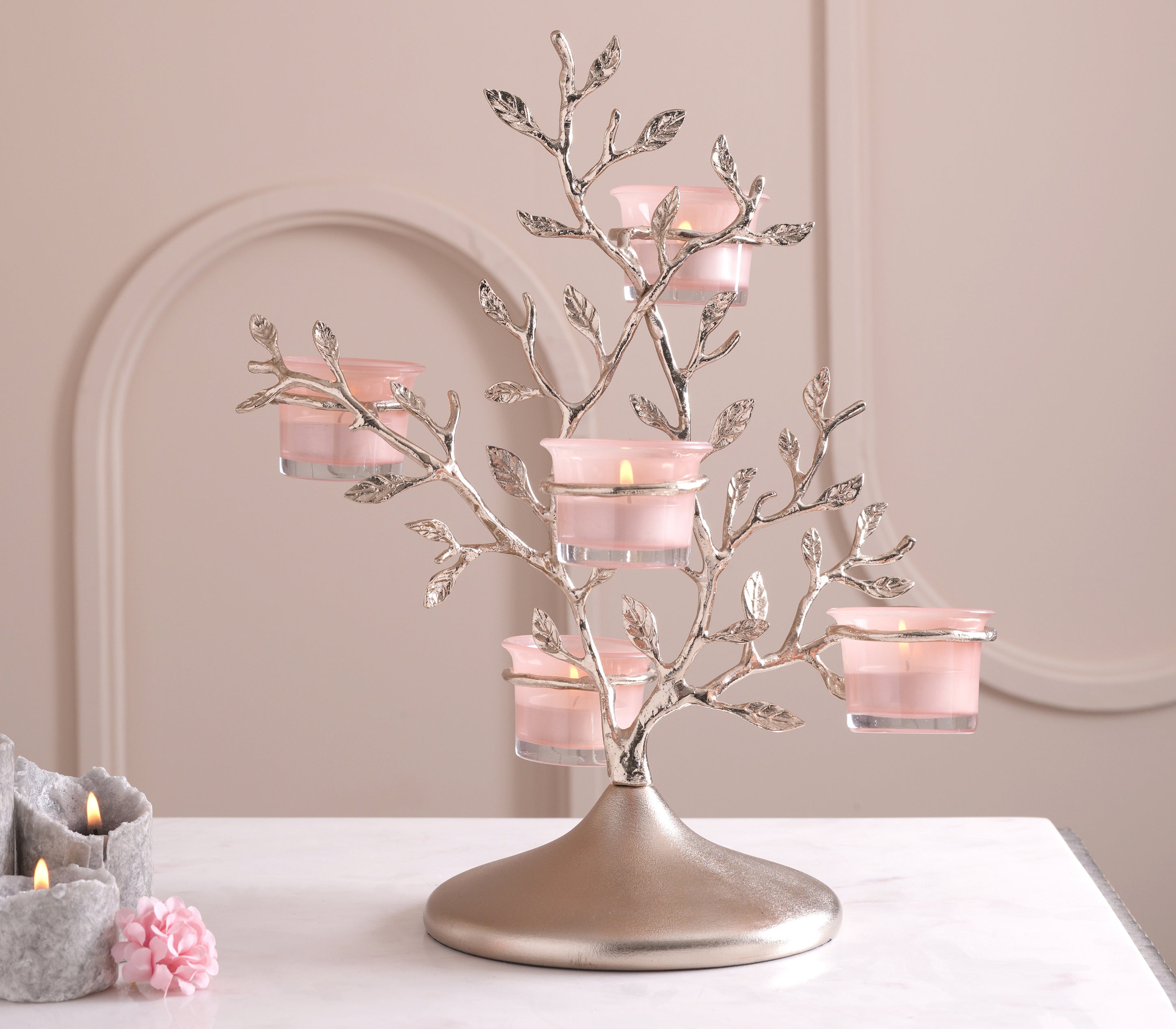 TREE OF LIFE  T-LIGHT CANDLE HOLDER