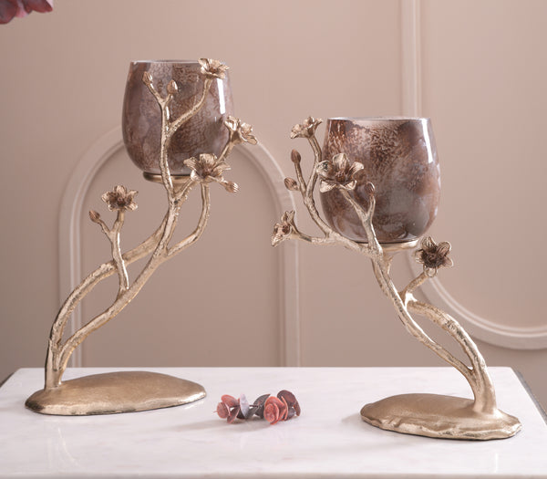 Flora's Embrace Candle Holder