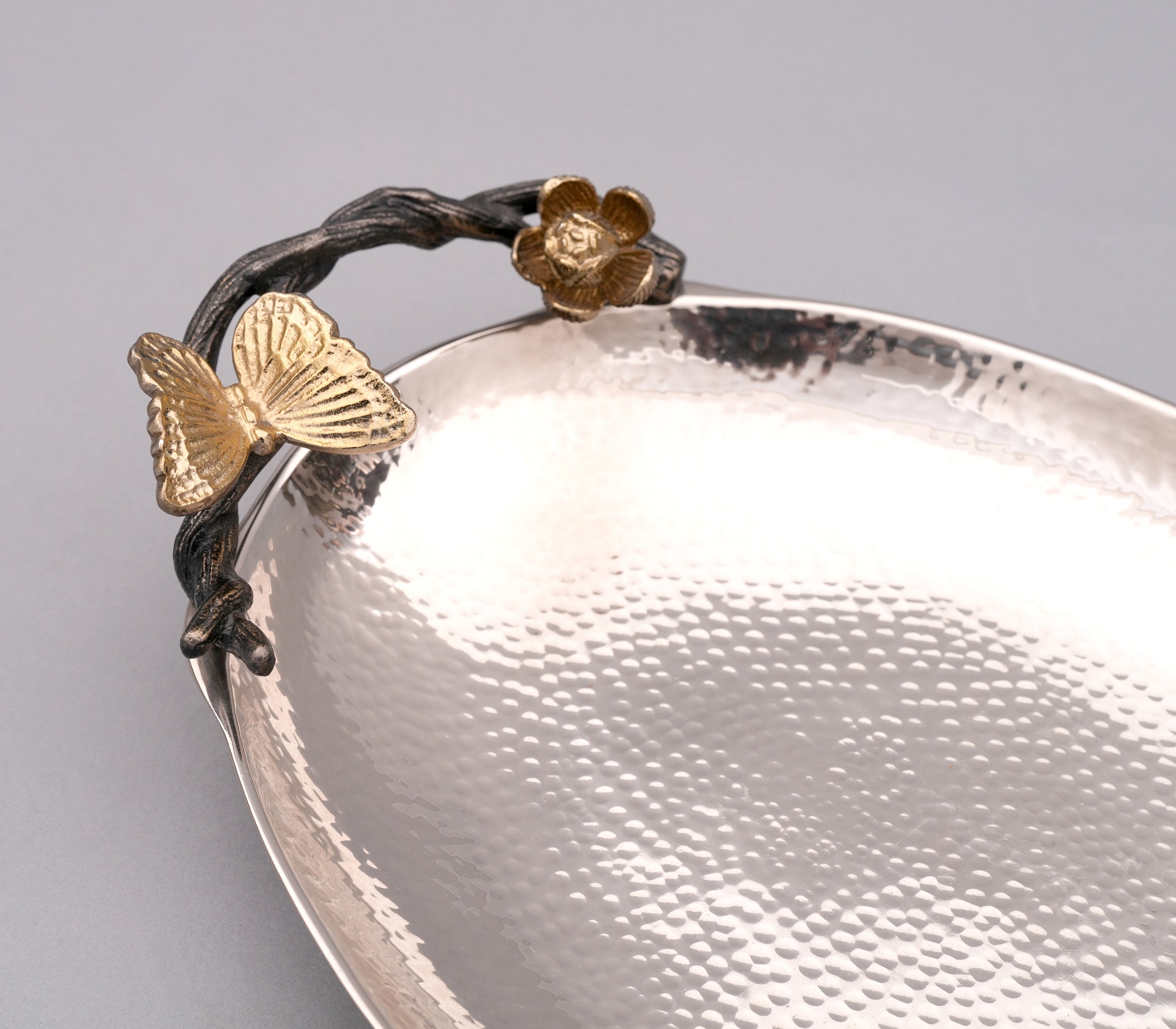 Metal Petal Platter