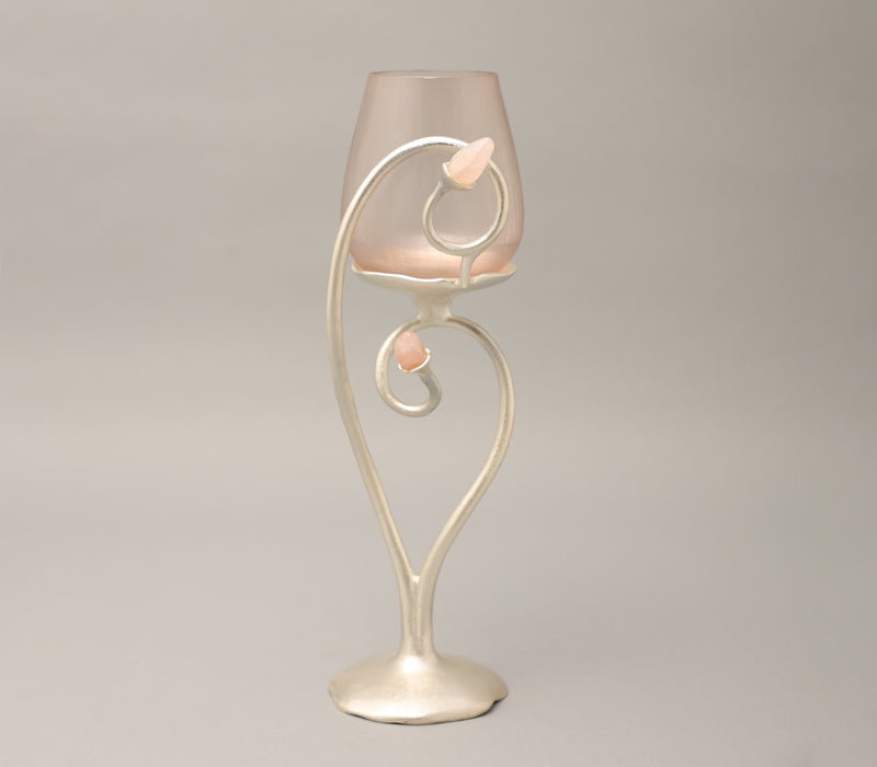 Rose Bud Candle Holder