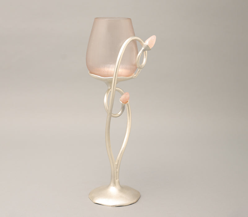 Rose Bud Candle Holder