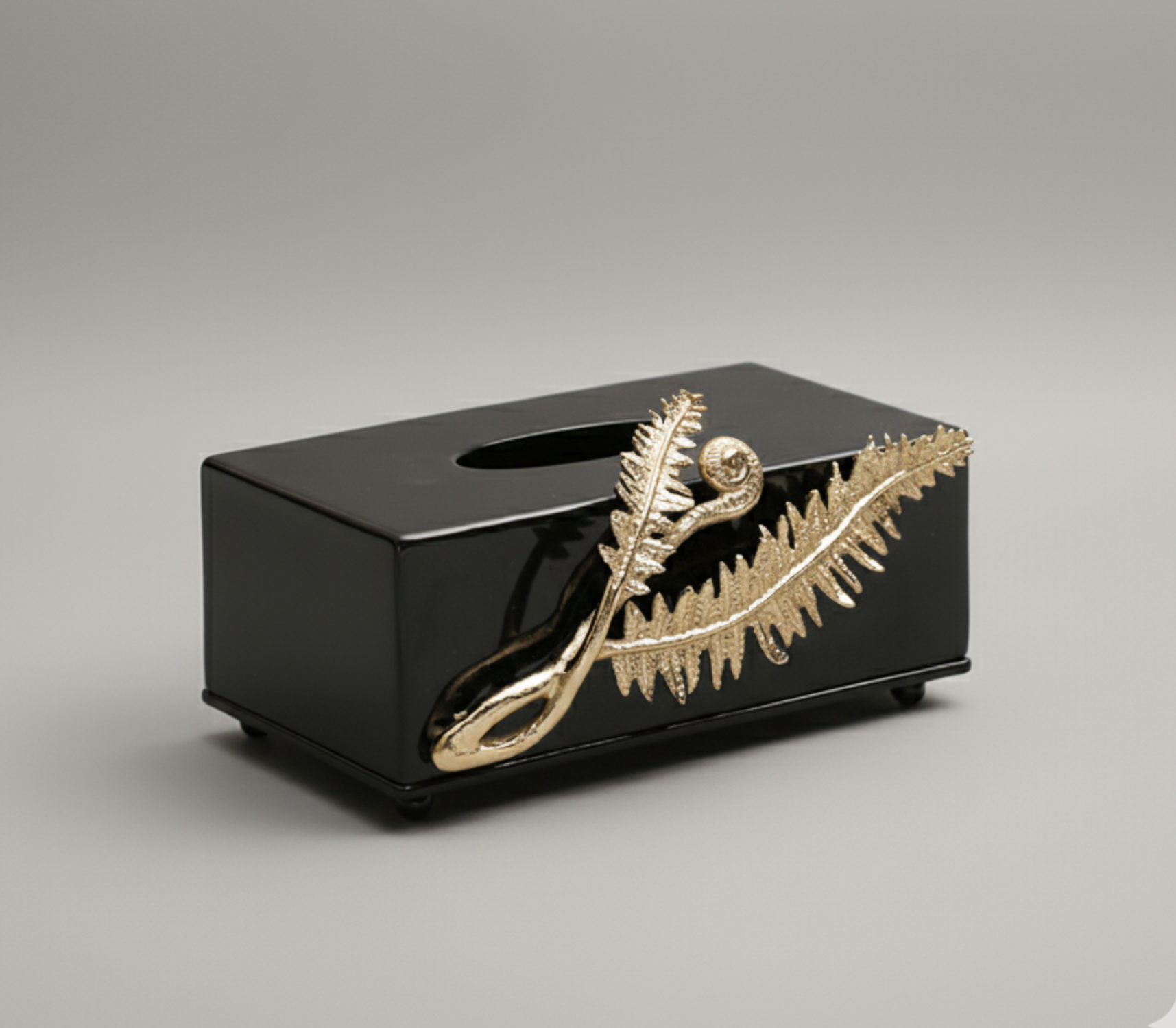 Fern Noir Tissue Holder