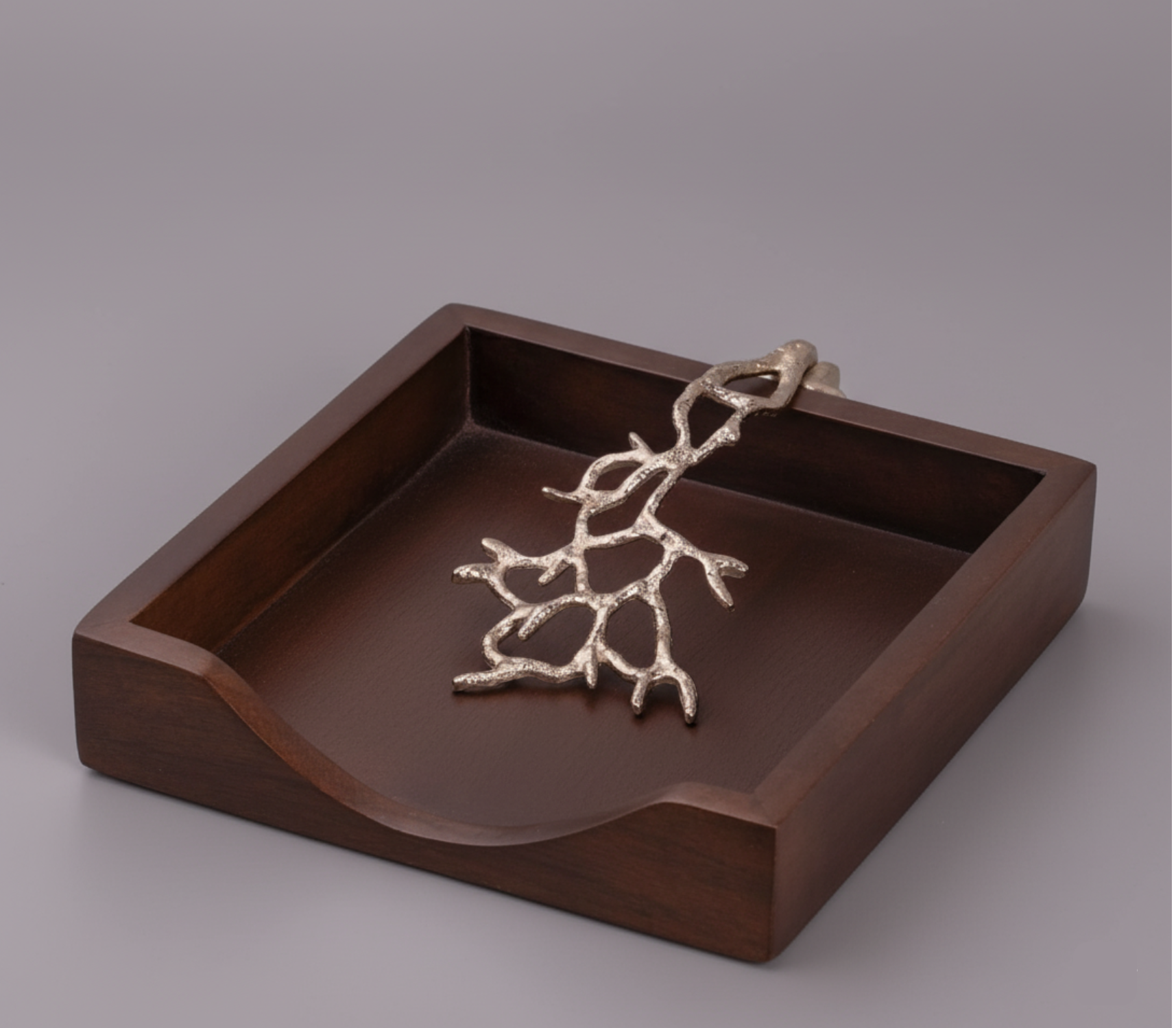 Gold Coral Serviette Holder