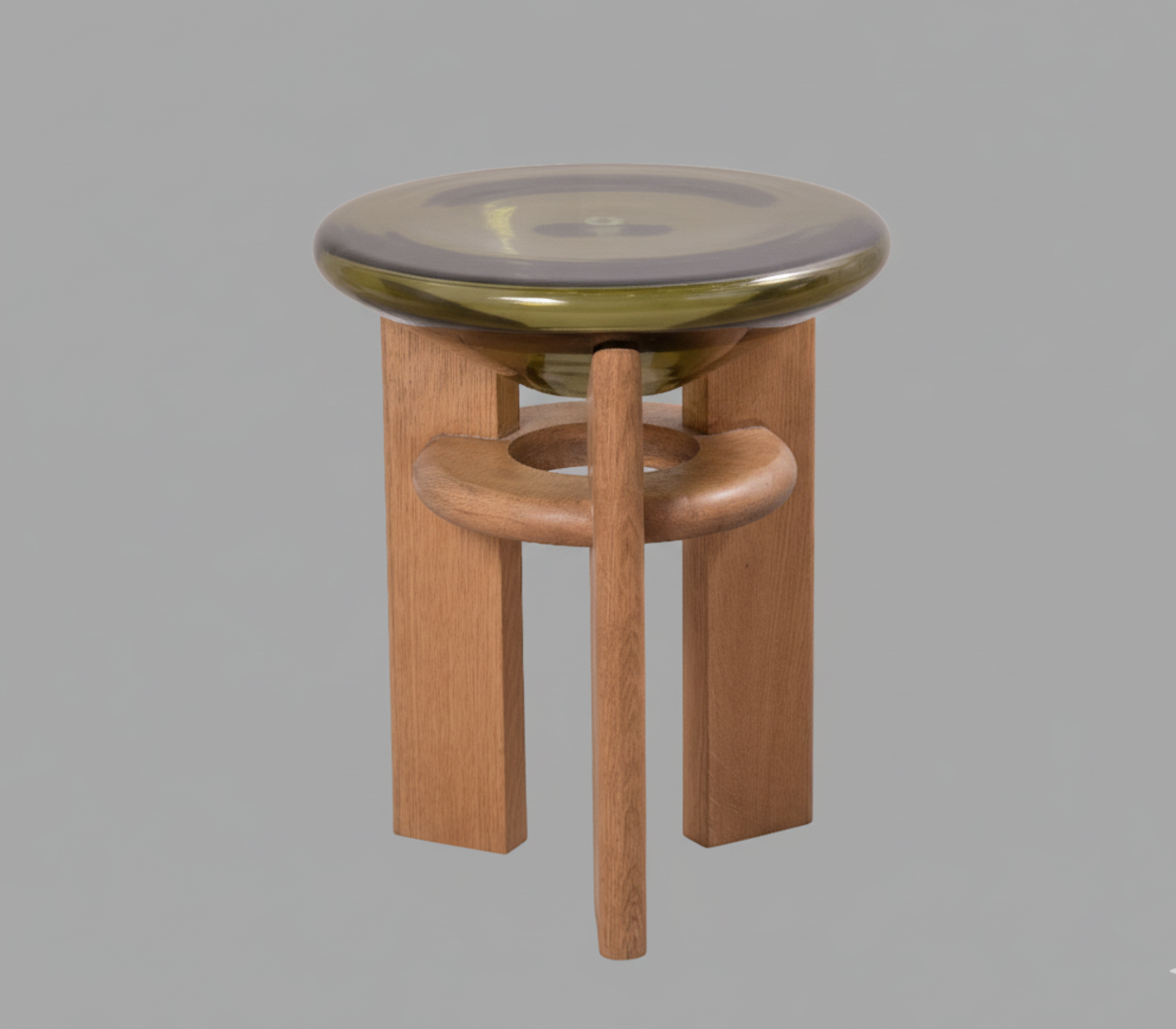 Amber Oak Side Table