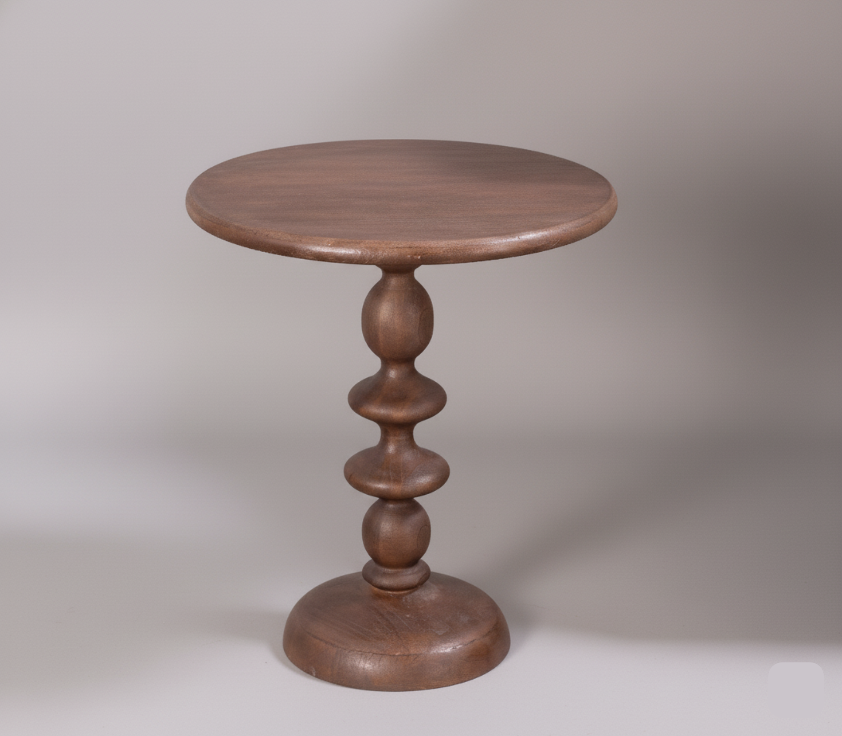 Vintage Walnut Charm Side Table