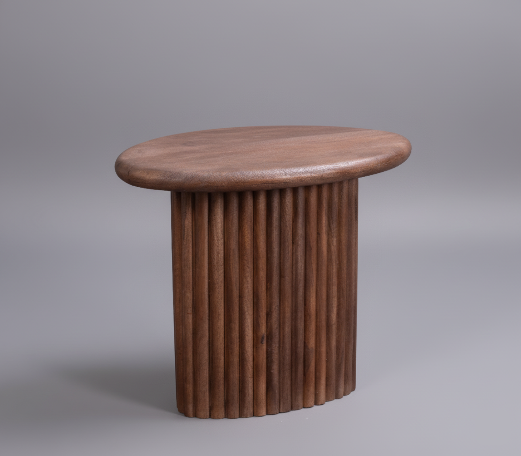 Ridge Walnut Side Table