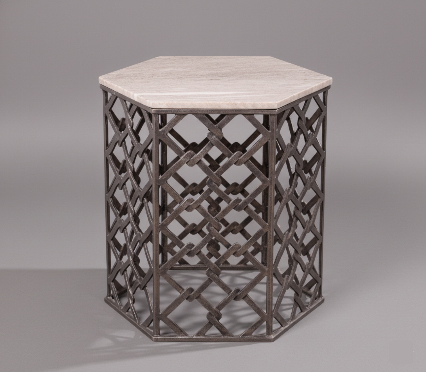 Hexa Grid Side Table