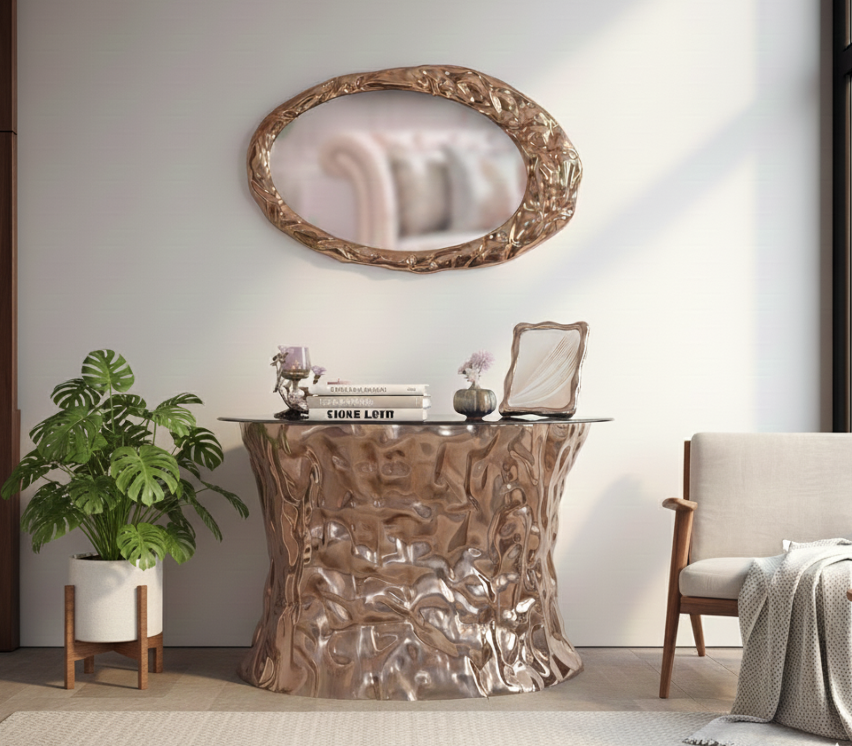 Regal Reflection Console & Mirror