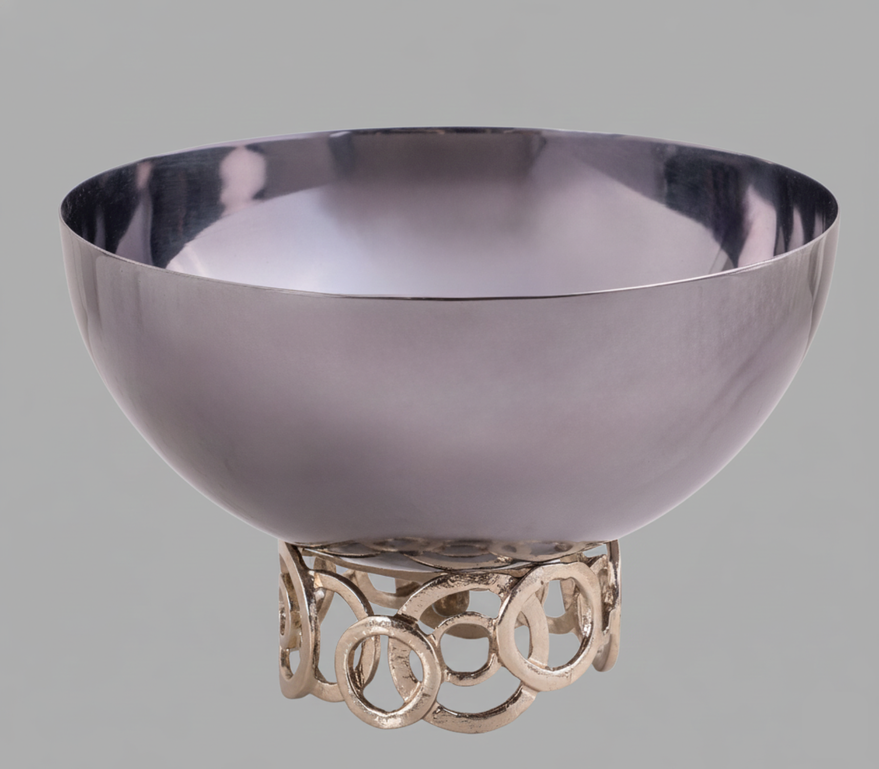 Gold And Nickel Orbit Bowl