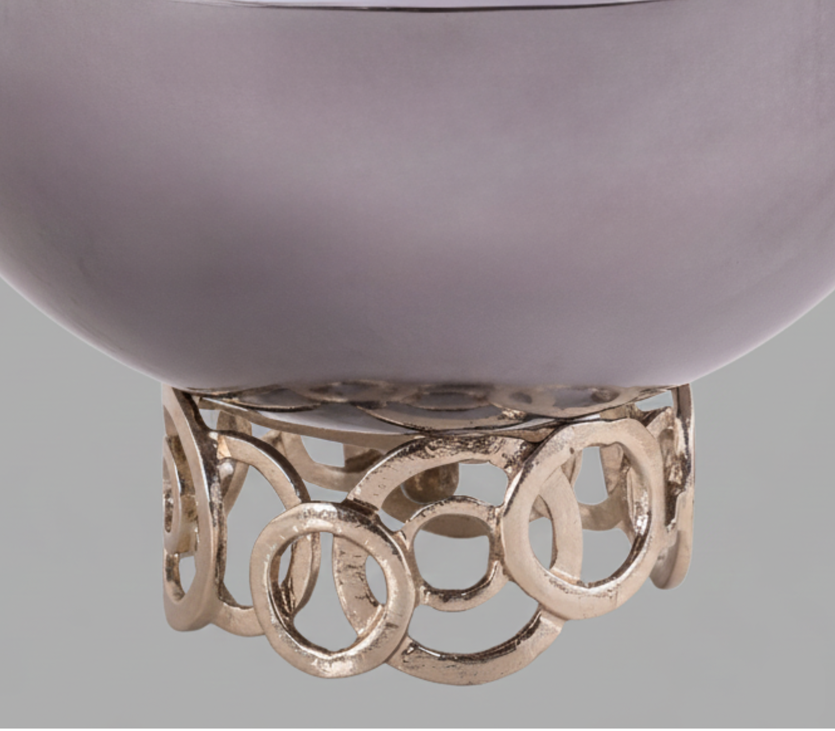 Gold And Nickel Orbit Bowl