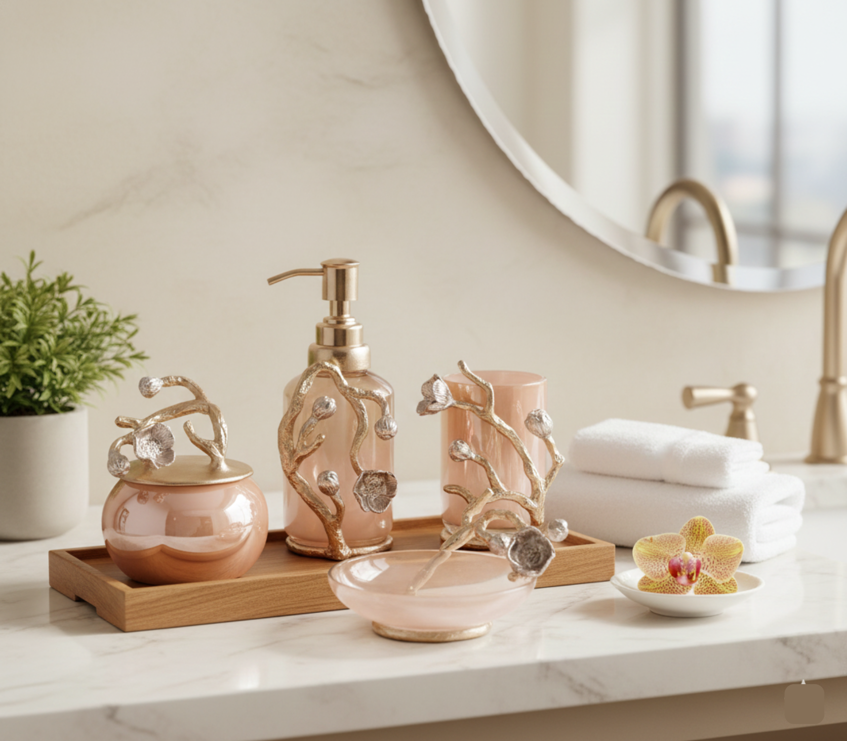 Sakura Soft Bath Set