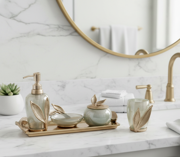 Enclosed Leaf Bath Set