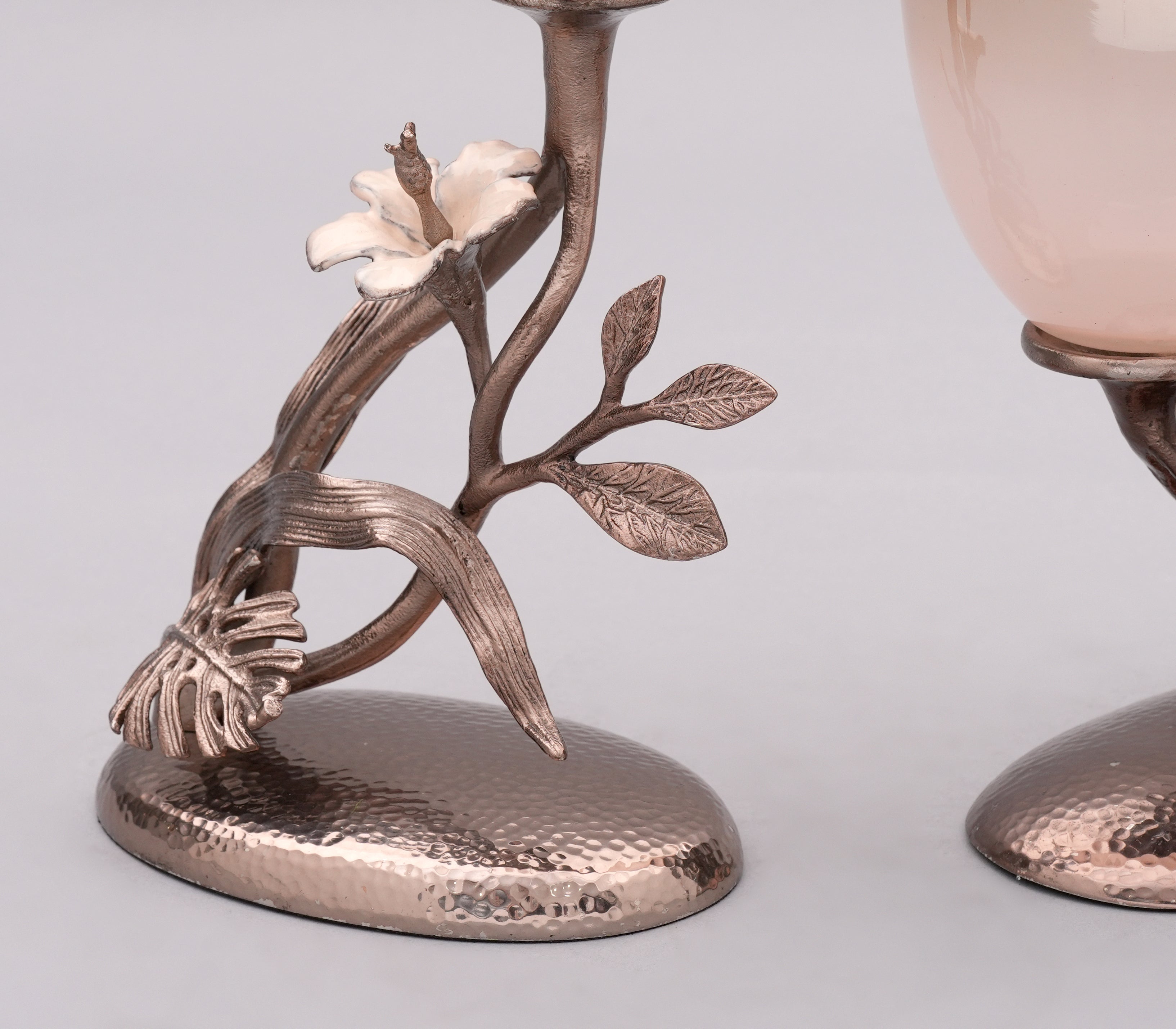 Floral Flame Candle Holder