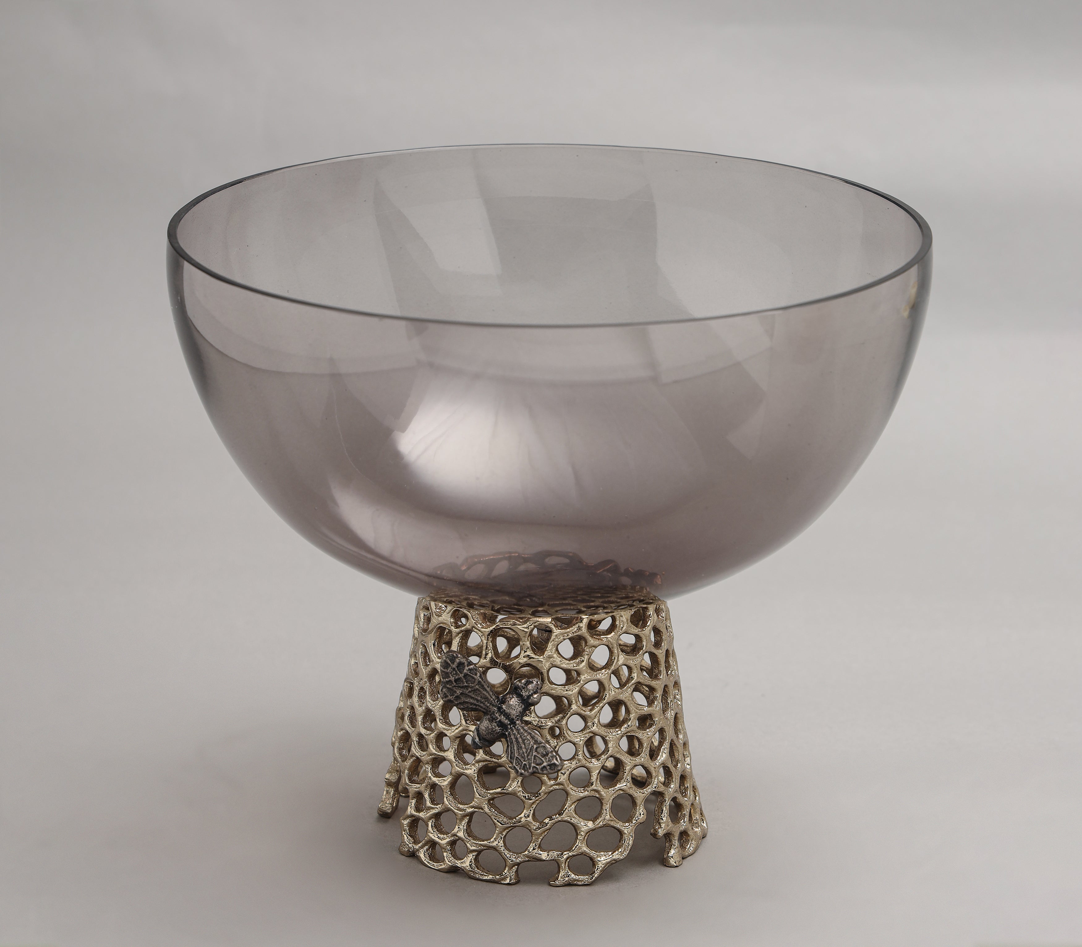 Bee Bobeche Footed Bowl