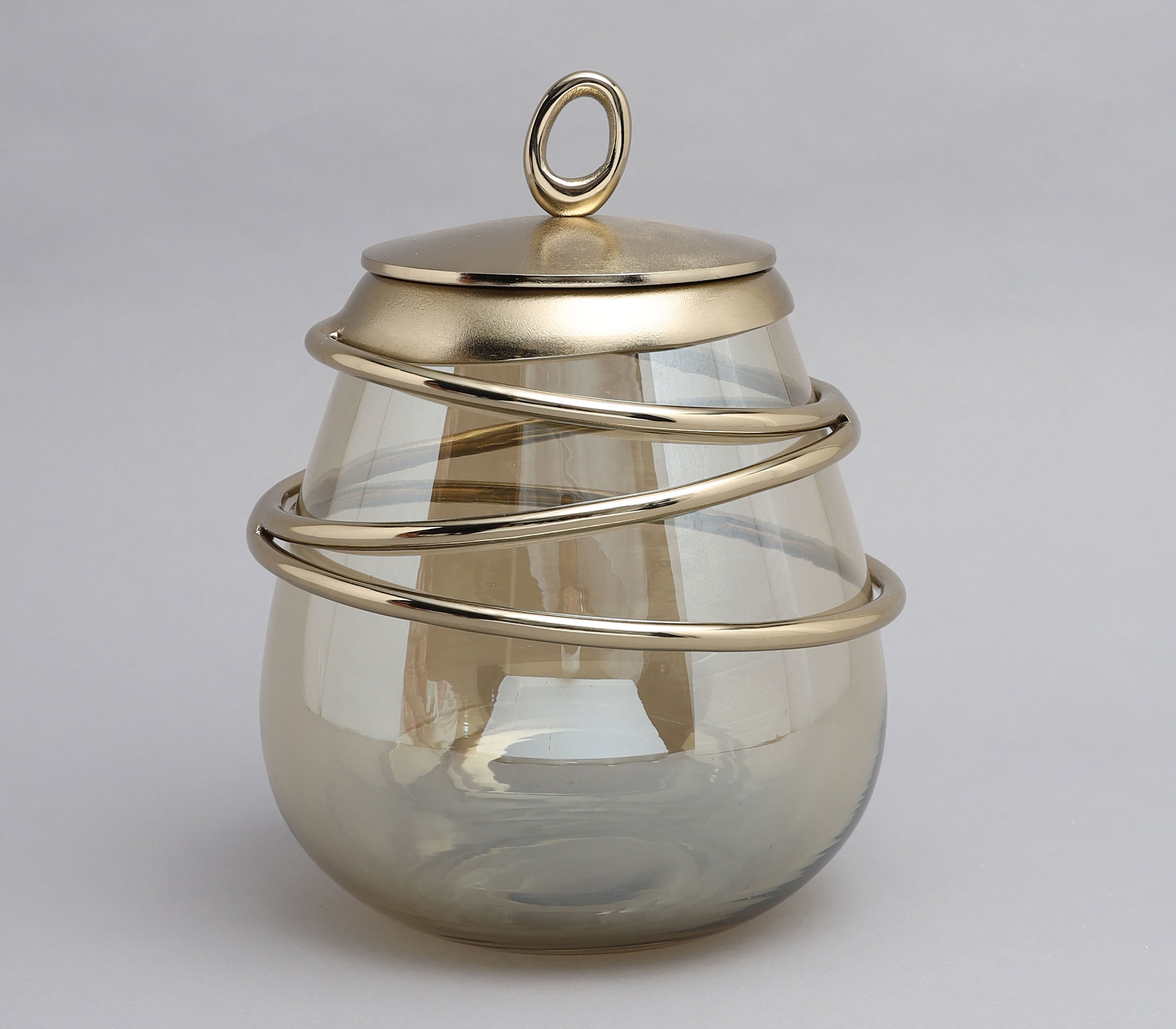 Resplendent Decorative Glass Jar