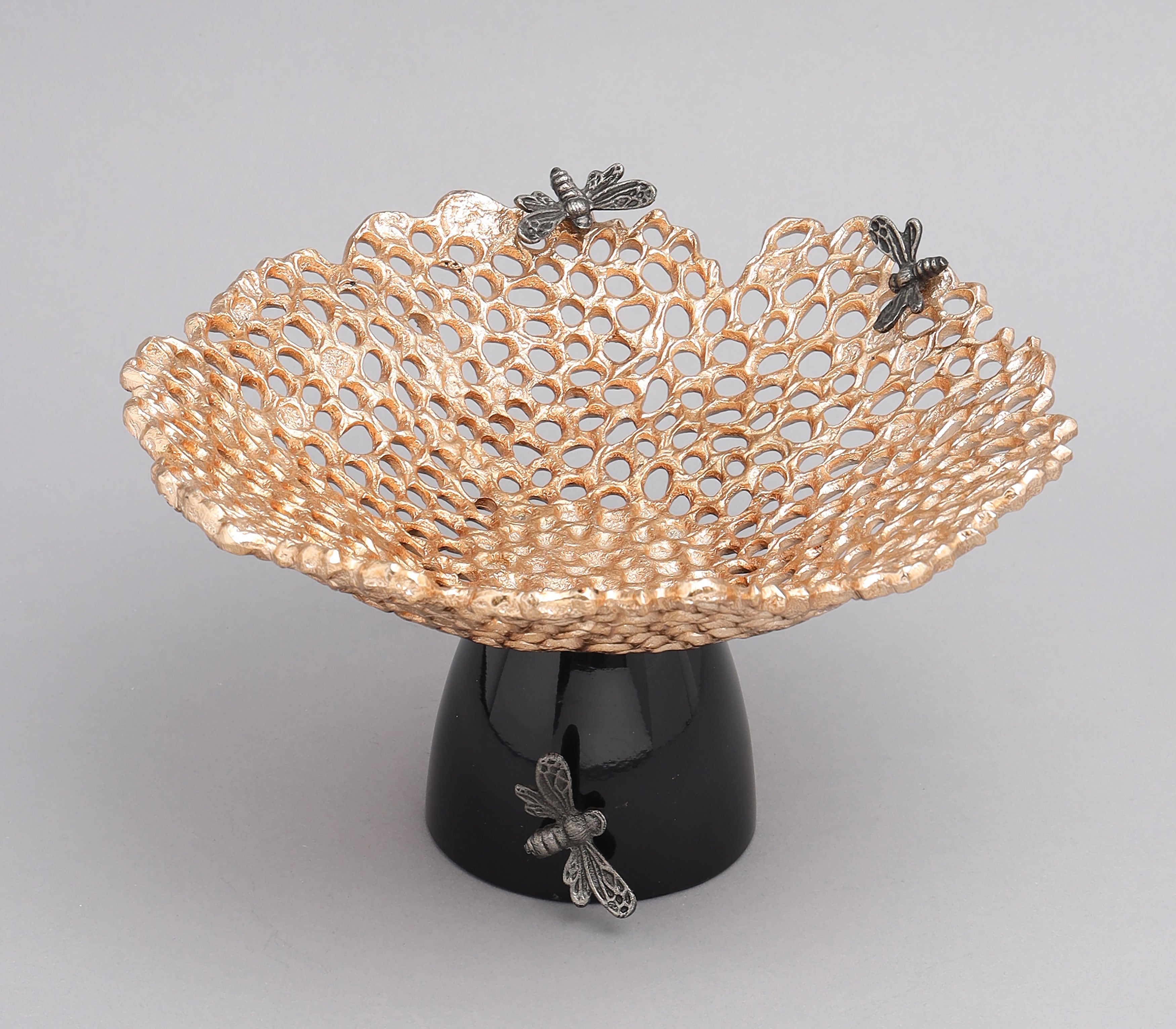 Bee Bobeche  Footed Bowl