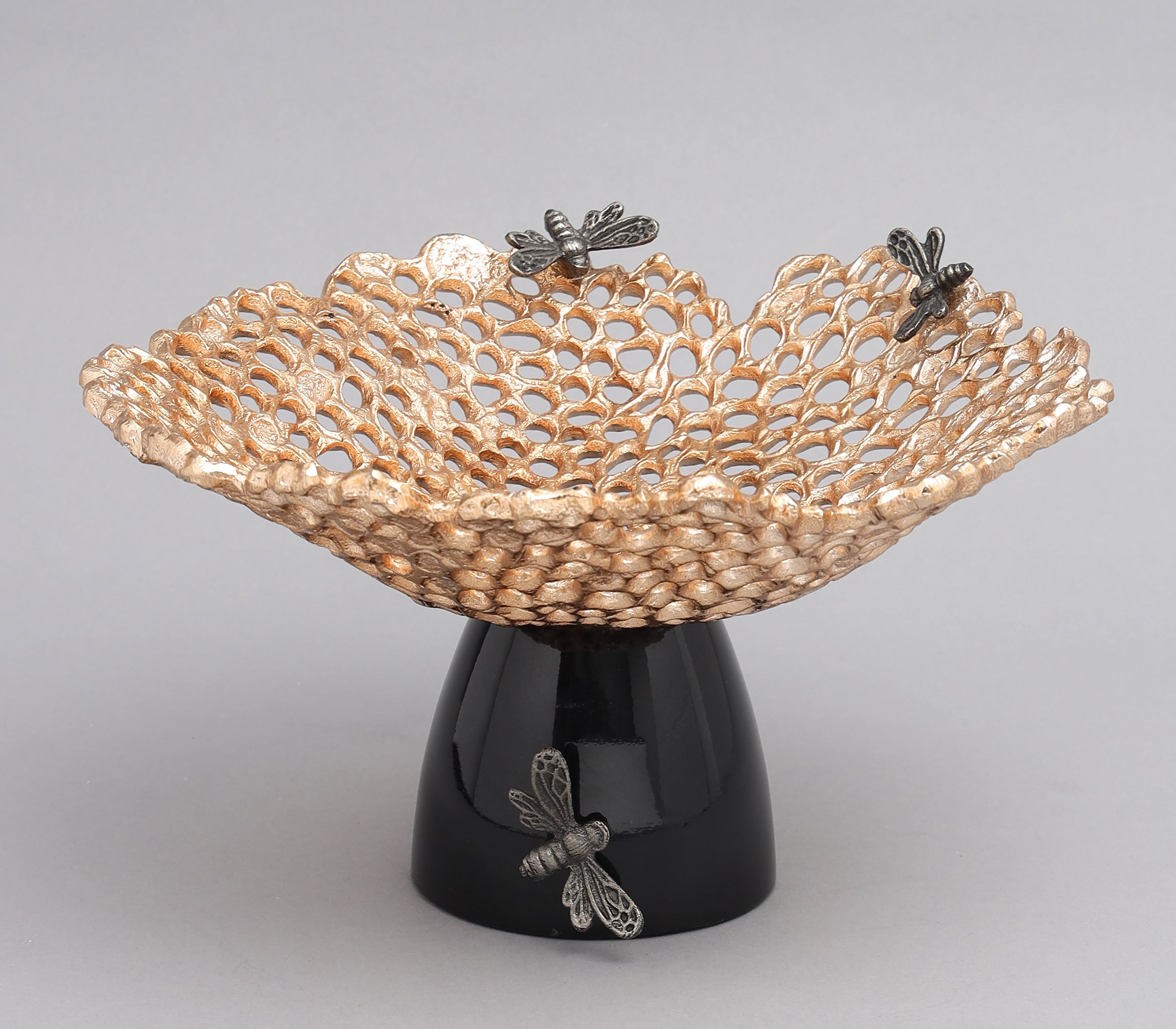 Bee Bobeche  Footed Bowl