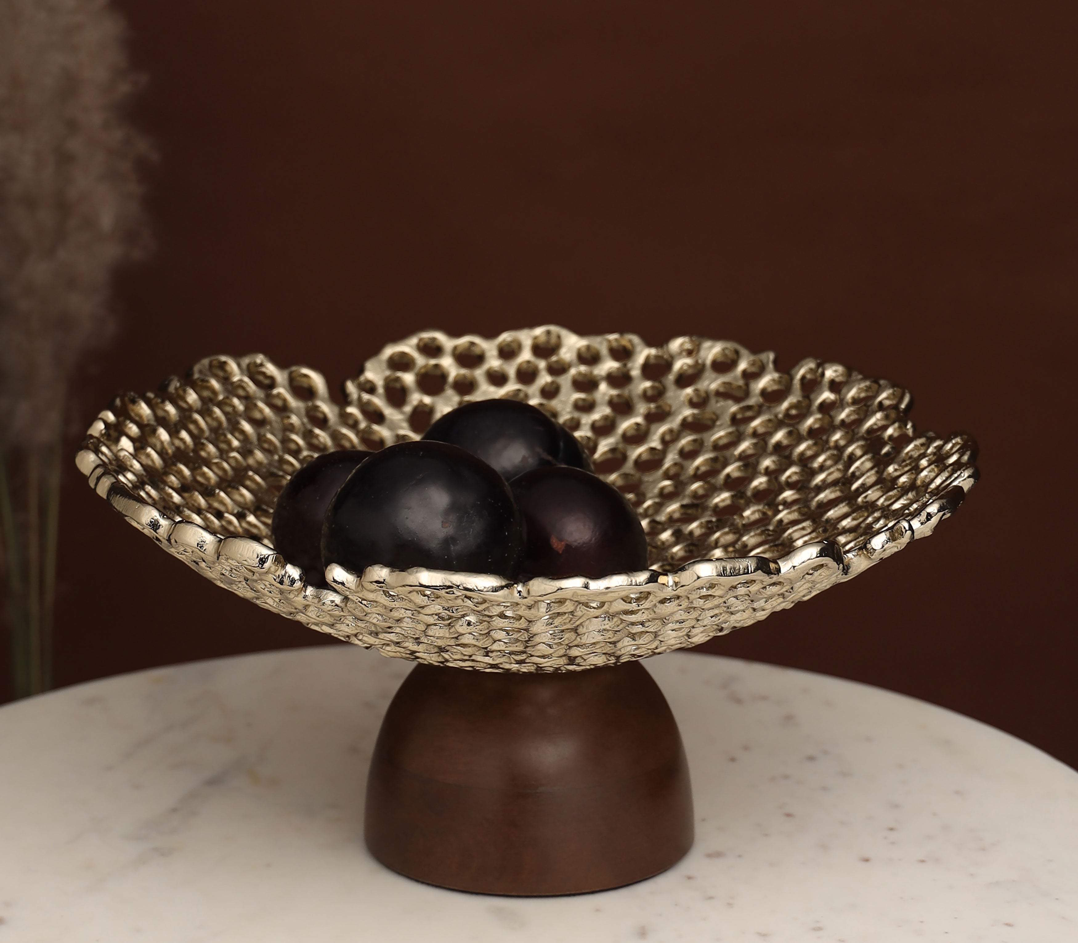 Bee Bobeche Footed Bowl