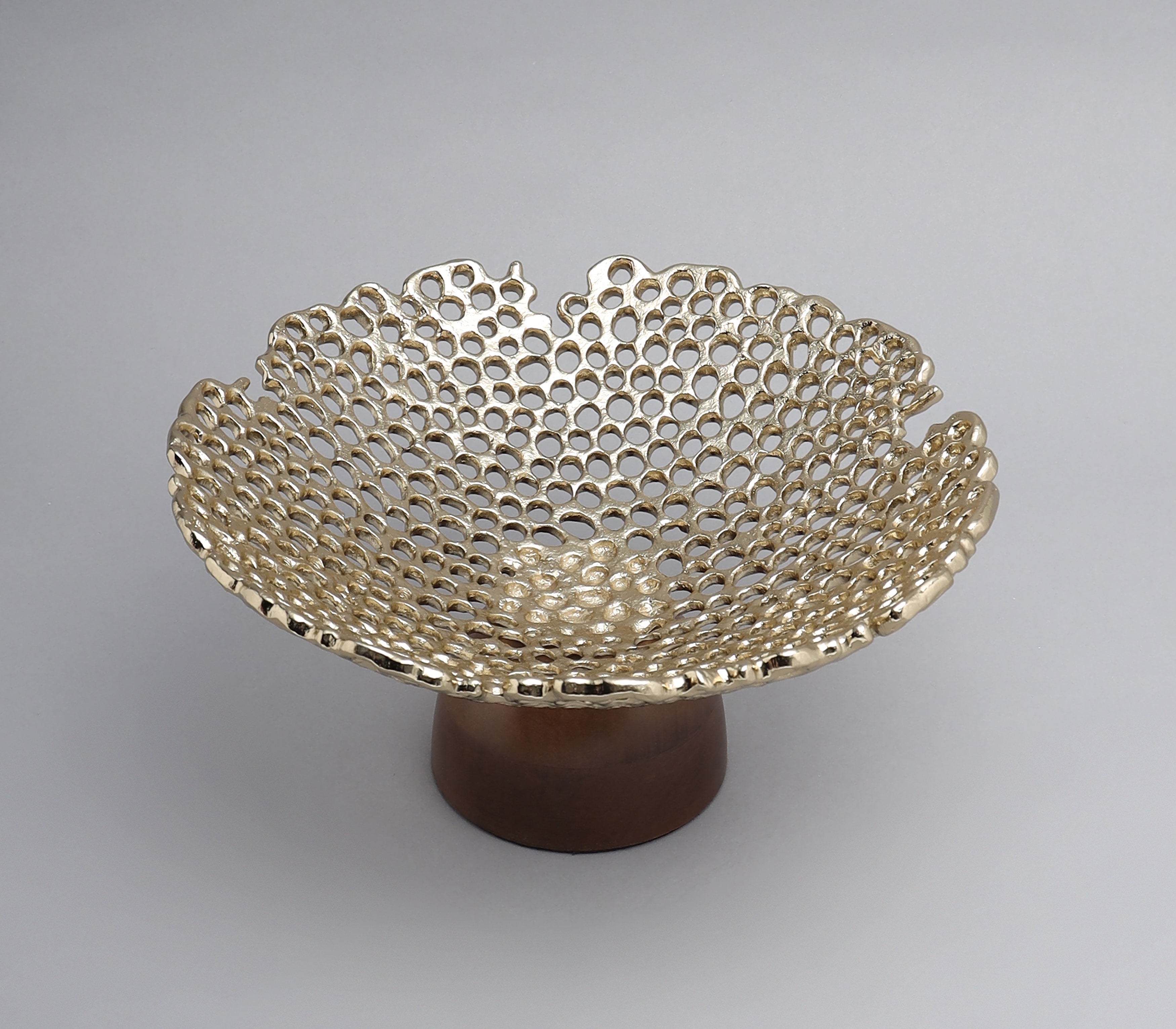 Bee Bobeche Footed Bowl