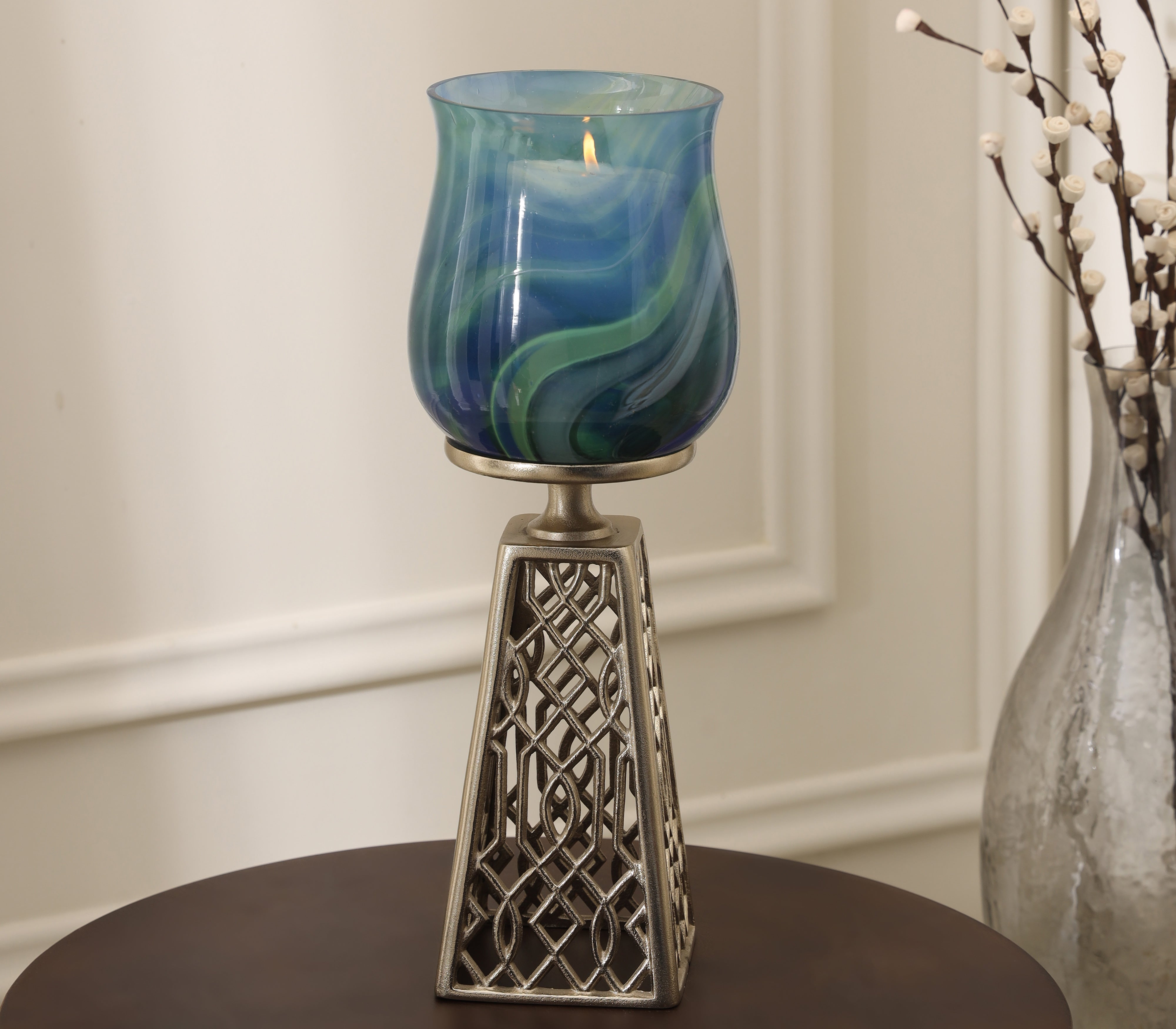 Arabian Sea Pillar Candle Holder