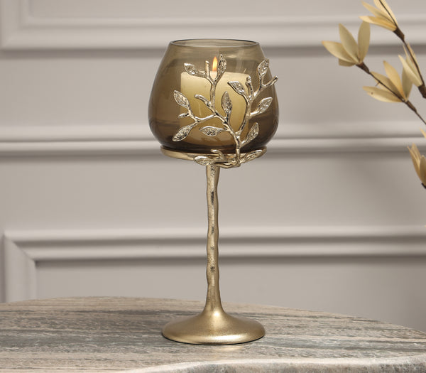 Tree Of Life Pillar Candle Holder