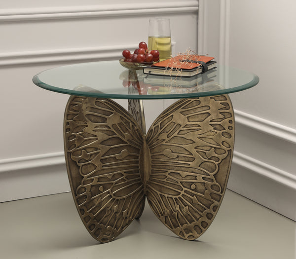 Monarch Butterfly Accent Table