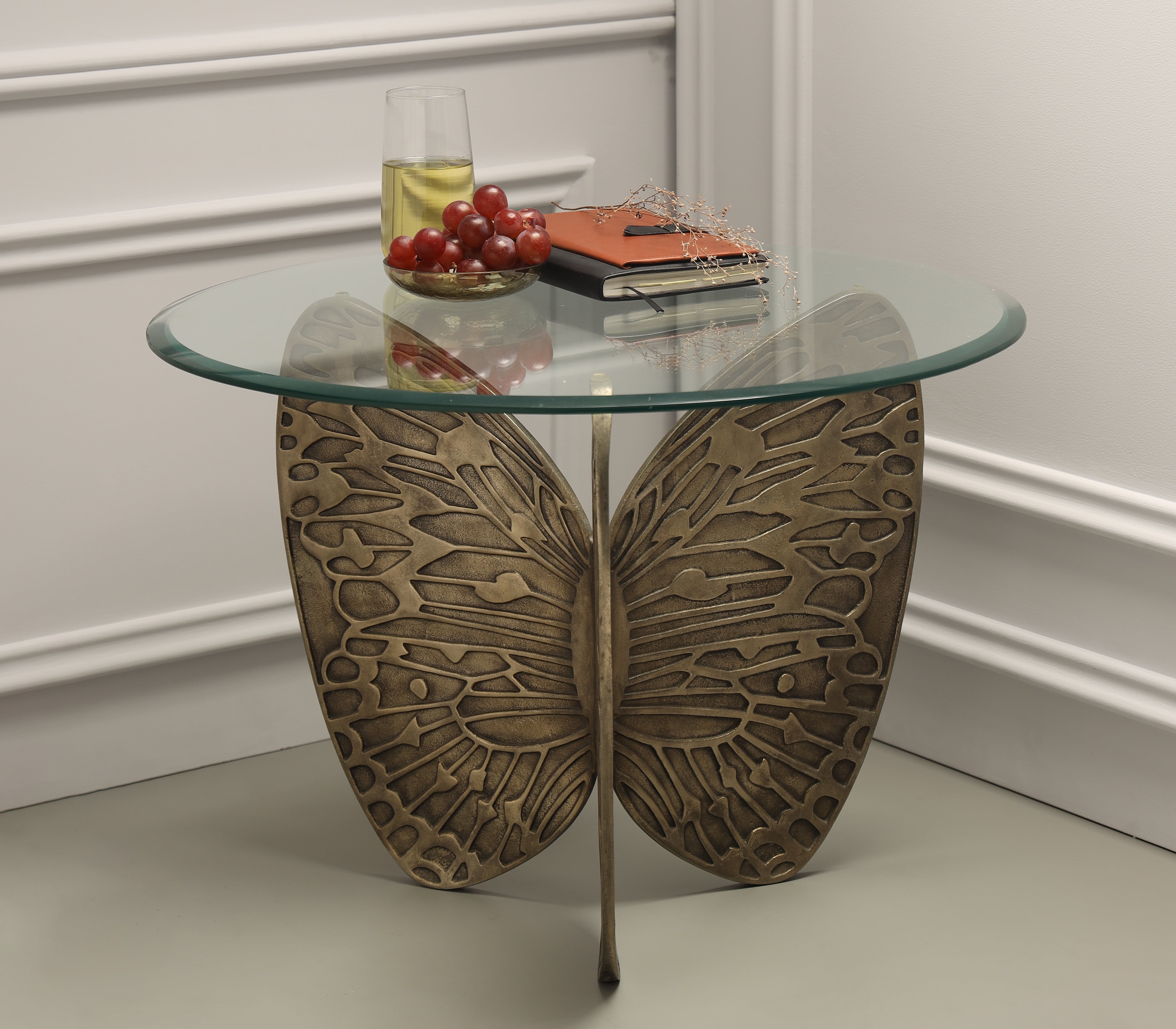 Monarch Butterfly Accent Table